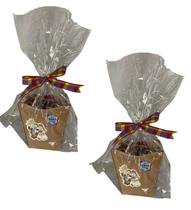 Kit 2 Cestas Cachepot Com 17 Doces Sortidos Festa Junina Kit 2 Cestas Cachepot Com 17 Doces Sortidos Festa Junina