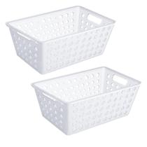Kit 2 Cestas Caixas Organizadoras Grande Multiuso One Coza Kit 2 Cestas Caixas Organizadoras Grande Multiuso One Coza