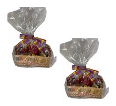 Kit 2 Cestas com 17 Doces Sortidos Festa Junina Arraiá Kit 2 Cestas com 17 Doces Sortidos Festa Junina Arraiá