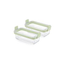 Kit 2 Cestas para Air Fryer Le Kue Vidro com Alças de Silicone Transparente Lékué Kit 2 Cestas para Air Fryer Le Kue Vidro com Alças de Silicone Transparente Lékué