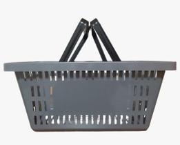 KIT 2 Cestas Para Compras Reforçada Cestinha de Mercado e Loja 16Lts KIT 2 Cestas Para Compras Reforçada Cestinha de Mercado e Loja 16Lts