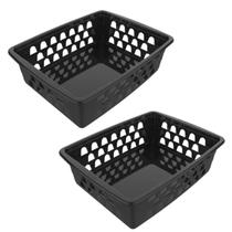 Kit 2 Cestos Caixa Organizadora Multiuso GG 37x29x9