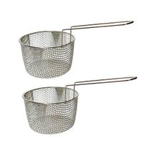 Kit 2 Cestos de Fritura Premium Redondo 14 Cm Fryer Max