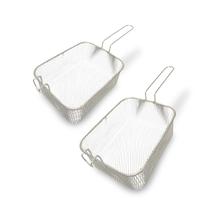 Kit 2 Cestos de Fritura Premium Retangular GG 7 Litros Fryer Max