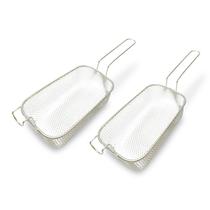 Kit 2 Cestos de Fritura Premium Retangular M 3 Litros Fryer Max