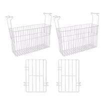 Kit - 2 Cestos Organizador Nextgen Para E Hf Metalfrio + 2 Separadores