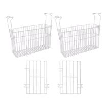 KIT - 2 Cestos Organizador Nextgen para NF e HF Metalfrio + 2 Separadores