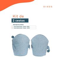 Kit 2 Cestos Organizadores Infantis Tubarão - Oikos