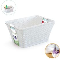 Kit 2 Cestos Organizadores Mosaico Retangular 5,3 Litros - Dasplast