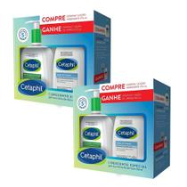 Kit 2 Cetaphil Loção Hidratante 473g + Loção de Limpeza 120ml cada