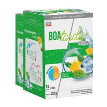 Kit 2 Chá Gelado CháMais Boa Tarde Mais Hortelã e Abacaxi 15 Sachês