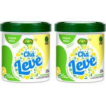 Kit 2 Chá Leve Chá Verde+Matchá Abacaxi Hortelã Unilife 220g