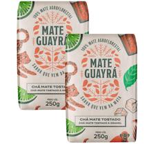 Kit 2 Chá Mate Erva Mate Guayra Tostado 250 gramas Gelado ou Quente Kit 2 Chá Mate Erva Mate Guayra Tostado 250 gramas Gelado ou Quente