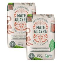 Kit 2 Chá Mate Erva Mate Guayra Tostado 250 gramas Gelado ou Quente