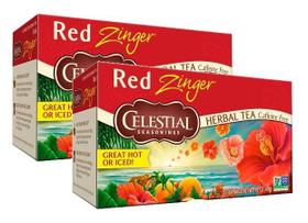 kit 2 Chá Red Celestial Seasonings 20 Sachês 49g