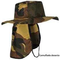 Kit 2 Chapéu Pescador Australiano Boné Pesca Proteção Pescoço Sol Chapéu Pescado Camping Australiano