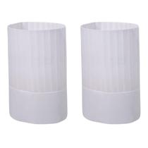 Kit 2 Chapéu Tok Tnt Plissado Chef Cozinheiro - Isamar