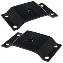 Kit 2 Chapinhas Chapa Elevada Fixação Pés Palito Rosca 5/16 Preto G59 Kit 2 Chapinhas Chapa Elevada Fixação Pés Palito Rosca 5/16 Preto G59