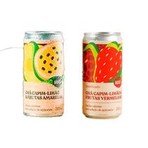 Kit 2 Chás de Capim Limão Brazô 269ml: Frutas Vermelhas, Frutas Amarelas Kit 2 Chás de Capim Limão Brazô 269ml: Frutas Vermelhas, Frutas Amarelas