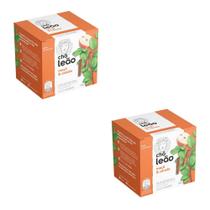 Kit 2 Chás Leão Maçã com Canela com 10 sachês
