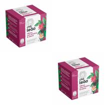 Kit 2 Chás Leão Silvestre + Hibisco + Amora com 10 sachês Kit 2 Chás Leão Silvestre + Hibisco + Amora com 10 sachês