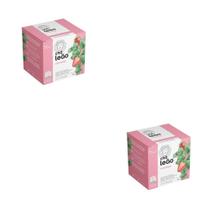 Kit 2 Chás Morango Leão com 10 sachês