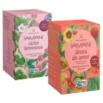 Kit 2 Chás Mulheres Ciclos Femininos e Deusa do Amor Frutas