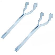 Kit 2 Chave de Registro para Botijão de Gás Regulador Abre Válvula de Ferro