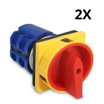 Kit 2 chave lw28gs-63a 2 posições 4 polos (25021)