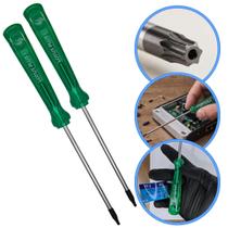 Kit 2 Chave torx T10 C/ Cabo Imantada Furo Guia Profissional Kit 2 Chave torx T10 C/ Cabo Imantada Furo Guia Profissional