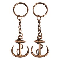 Kit 2 Chaveiro Âncora De Bronze Gancho Anchor Brewing