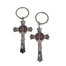 Kit 2 Chaveiro Crucifixo São Bento proteção divina novidade