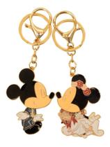 Kit 2 Chaveiros Casal Noivos Mickey Minnie 5.5cm Disney