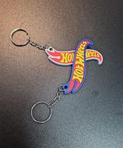 Kit 2 Chaveiros Hotwells Lembrancinha Tema Festa Hot Wheels - Azul / Branco Kit 2 Chaveiros Hotwells Lembrancinha Tema Festa Hot Wheels - Azul / Branco