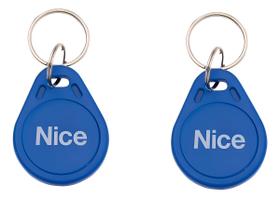 Kit 2 Chaveiros Tag Linear/nice Para Entrada De Condomínio Azul