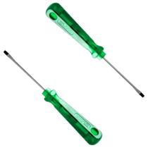 Kit 2 Chaves Fenda Tramontina Ponta Chata Aço Vanádio 3x75mm Kit 2 Chaves Fenda Tramontina Ponta Chata Aço Vanádio 3x75mm