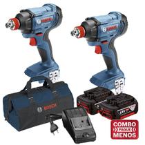 Kit 2 Chaves Impacto GDX 180-LI BOSCH + Bolsa