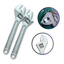 Kit 2 Chaves Inglesa Ajustável 6 Polegada 150mm reparos Kit 2 Chaves Inglesa Ajustável 6 Polegada 150mm reparos
