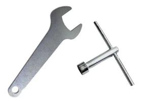 Kit 2 Chaves Prender Disco Serra Marmore Flange Makita 4100