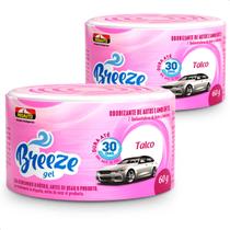 Kit 2 Cheirinhos Aromatizante Breeze Gel Talco Proauto 60g Kit 2 Cheirinhos Aromatizante Breeze Gel Talco Proauto 60g