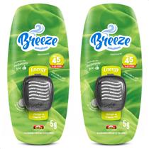 Kit 2 Cheirinhos Aromatizante Proauto Breeze Sensations Energy 5g