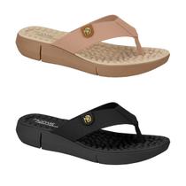 Kit 2 Chinelo Modare Confortável Ideal para Pés Sensíveis