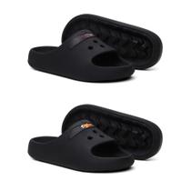 Kit 2 Chinelo Slide Infantil Papete Confortavel Personagem Desenho Animado Estiloso Fofo