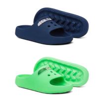 Kit 2 Chinelo Slide Infantil Papete Confortavel Personagem Desenho Animado Estiloso Fofo