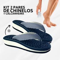 Kit 2 Chinelos Ortopédicos Para Esporão + Calcanheira