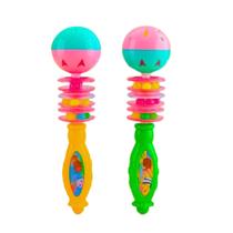 Kit 2 chocalhos infantil para criança bebê som suave colorido divertido menino menina interativo Kit 2 chocalhos infantil para criança bebê som suave colorido divertido menino menina interativo