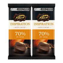 Kit 2 Chocolate Amargo Arcor 70% 80g