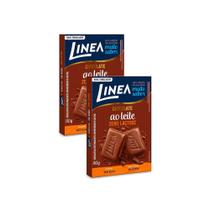 Kit 2 Chocolate Ao Leite Linea Zero Lactose 30g