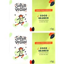 Kit 2 Chocolate Branco ao Leite de Coco Super Vegan 1kg