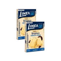 Kit 2 Chocolate Branco Linea Cookies'n Cream 30g Kit 2 Chocolate Branco Linea Cookies'n Cream 30g
